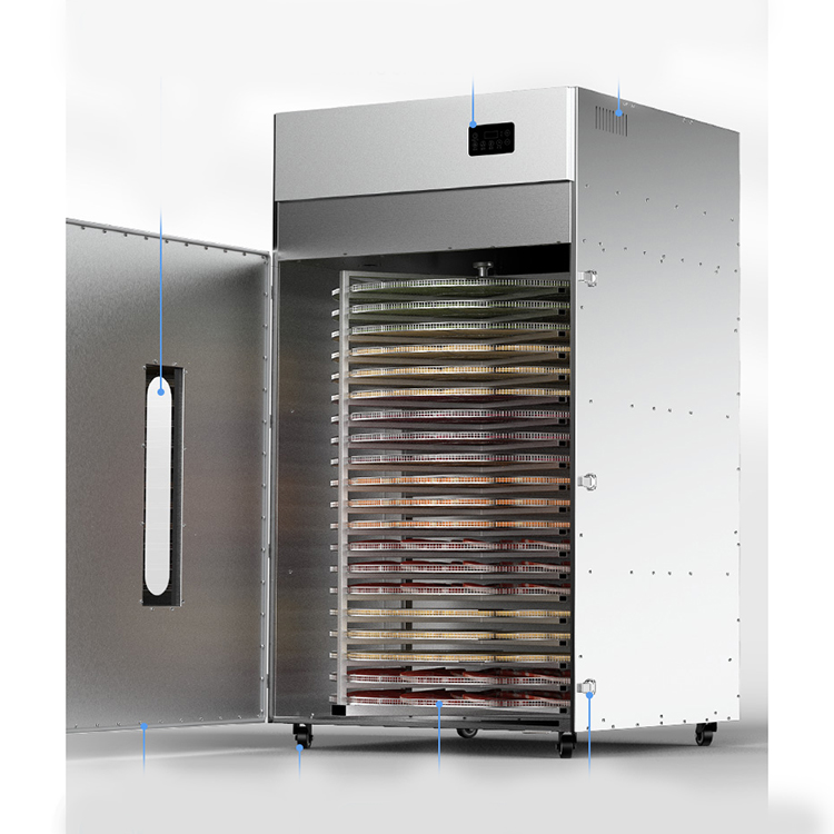 Dehydrator Tray Electric - 20-lagige Dehydrierung, Drehschalen, regelmäßige Kapazität, industrieller