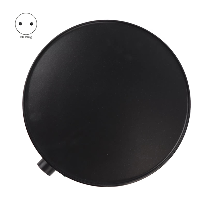 Crepe Maker Non Stick - ABUG-Elektrische Grillplatte, Kreppmaschine, antihaftbeschichtet, mit Holzspatel,