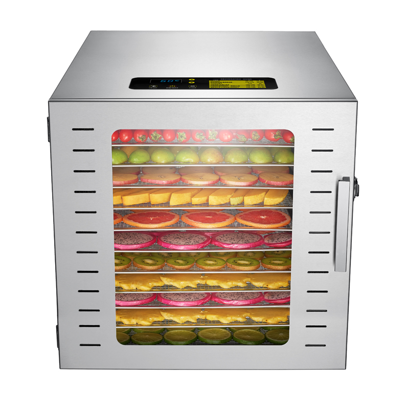 Dehydrator Tray Electric - 12-Fach-Dehydrator für Obst und Gemüse, Industrielle
