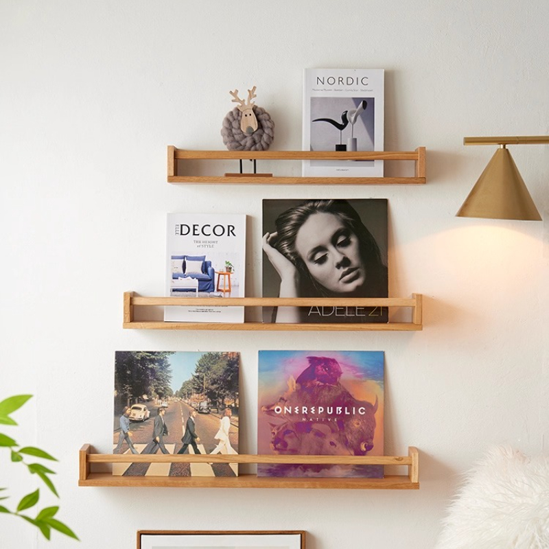 Kitchen Appliances Rack - Küchen-Gewürz-Organizer, Wandregal aus massivem Holz, feuchtigkeitsbeständiges