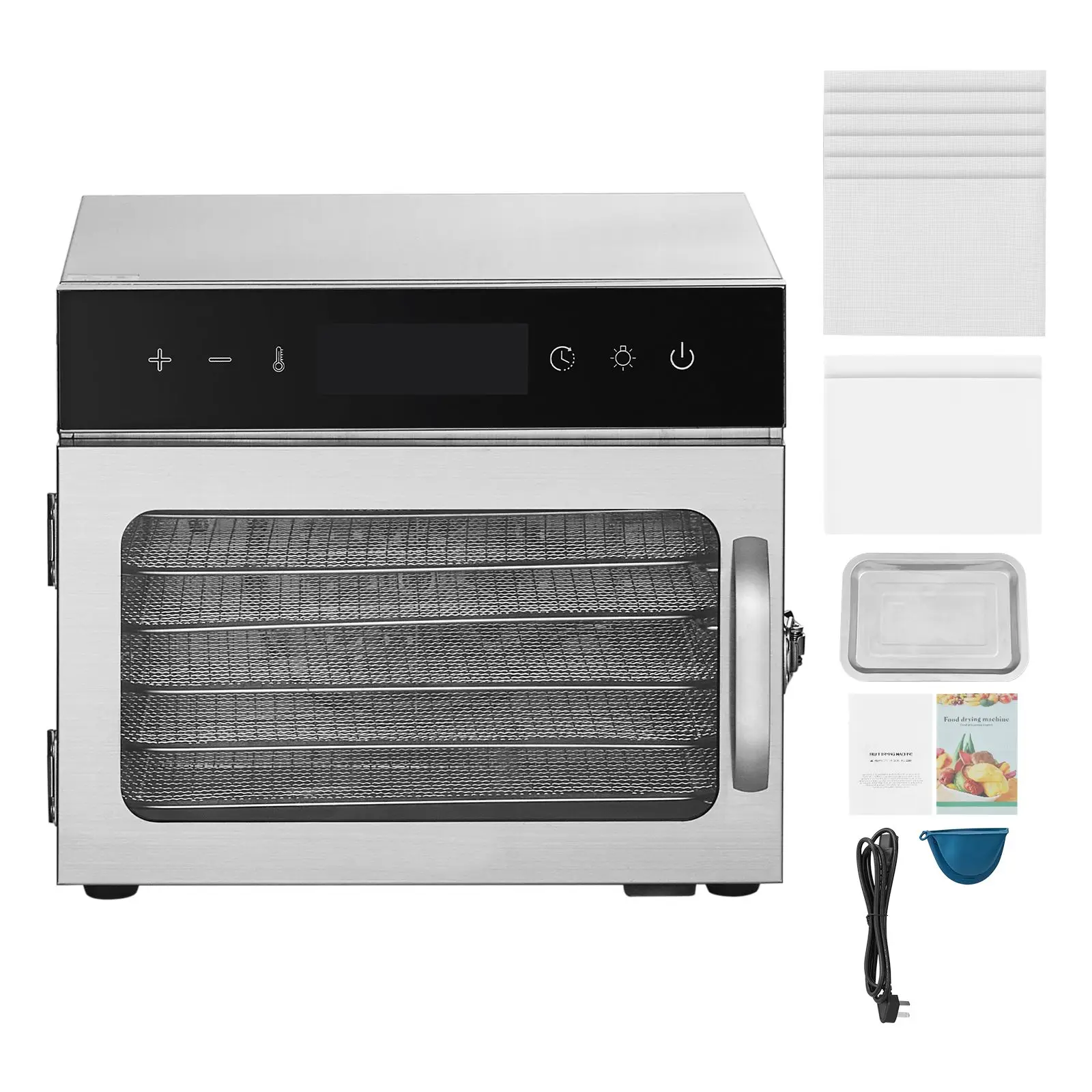 Dörrgerät, 6 Edelstahlschalen, – Dehydrator Tray Electric Bewertung und Preis