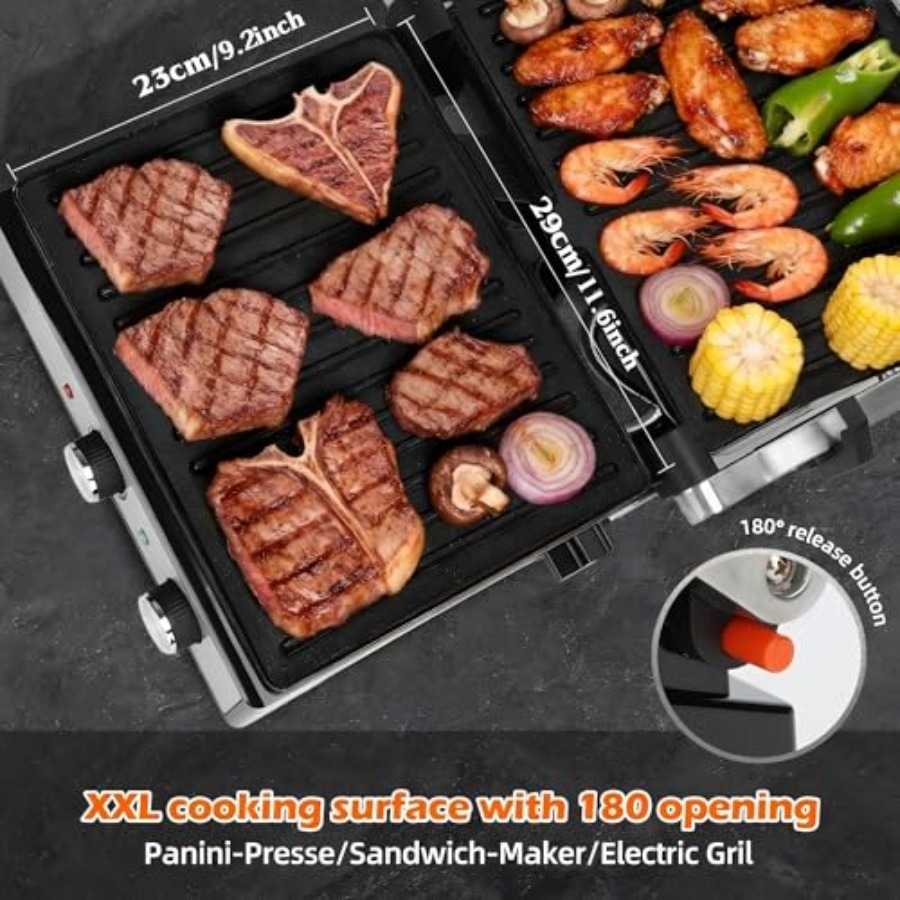 Panini-Press-Sandwichmaker mit – Sandwich Press Grill Bewertung und Preis