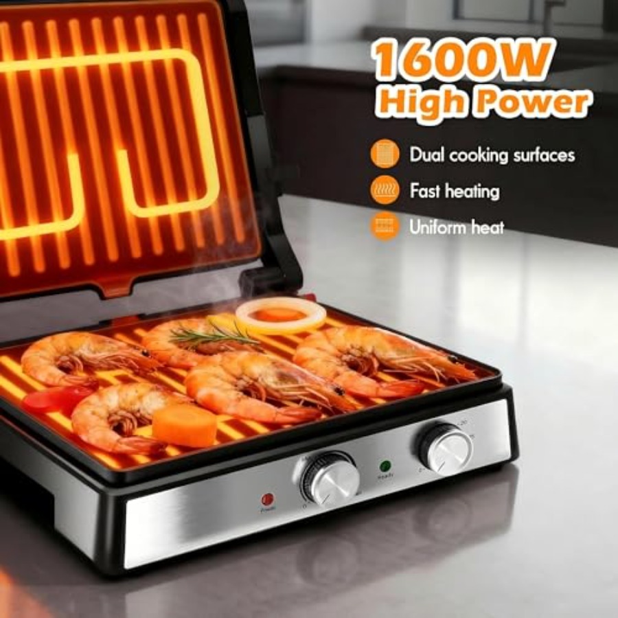 Panini-Grill mit Temperatur- u – Sandwich Press Grill Bewertung und Preis