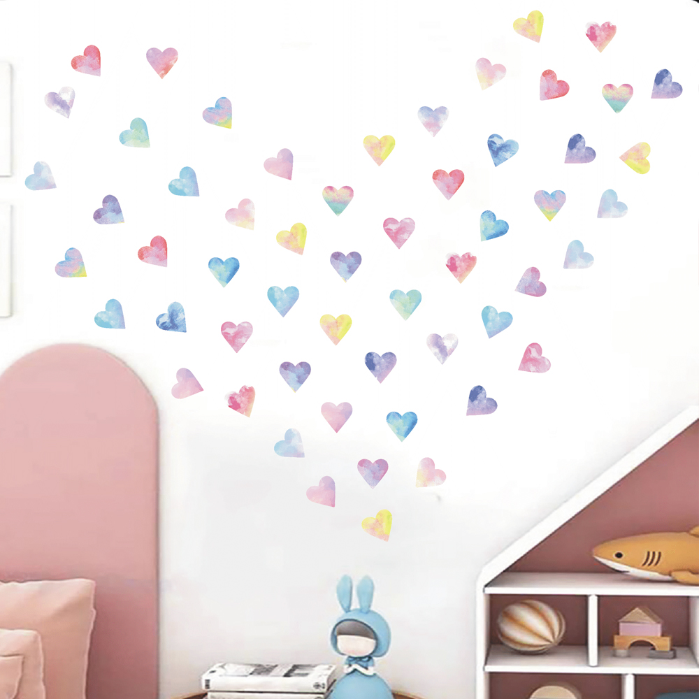 Bunte Herzen Paar-Wandaufklebe – Kitchen Appliances Design Bewertung und Preis
