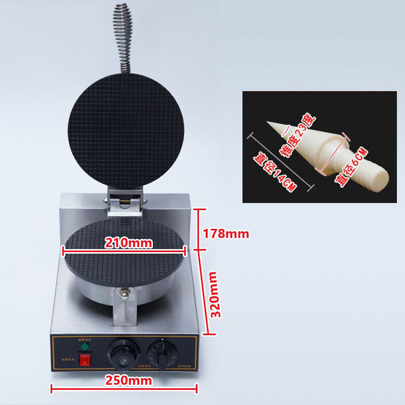 Kommerzieller Eiswaffel-Herste – Crepe Maker Non Stick Bewertung und Preis