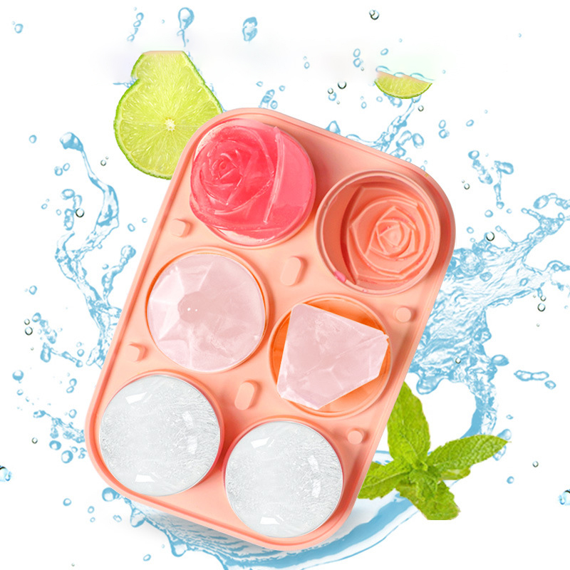 3D Rose Diamant Runde Eiswürfe – Kitchen Appliances Rack Bewertung und Preis