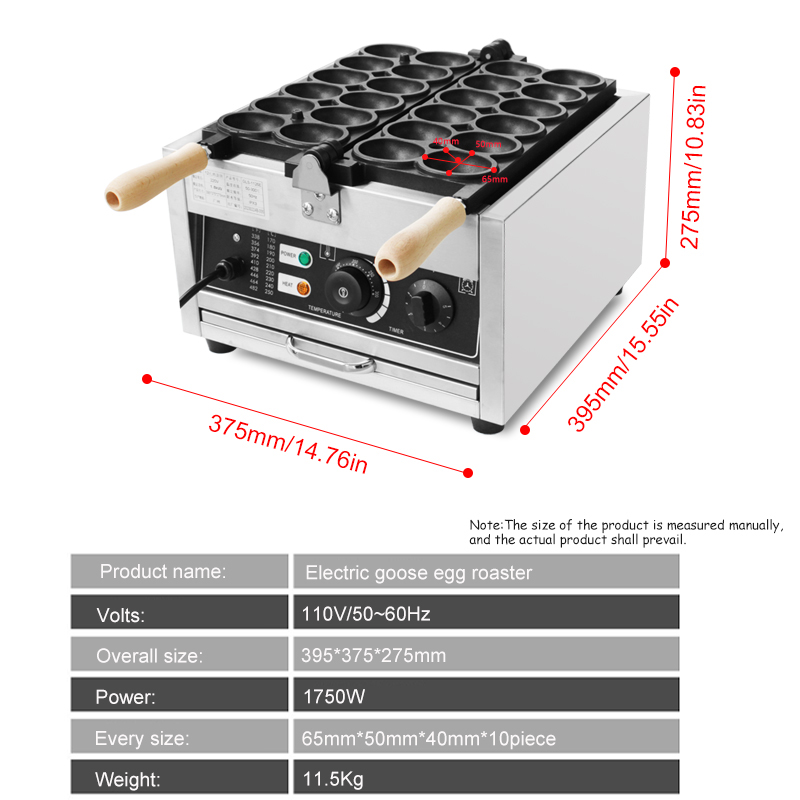 HPH2O 12-Loch Gänseei-förmige  – Sandwich Press Grill Bewertung und Preis