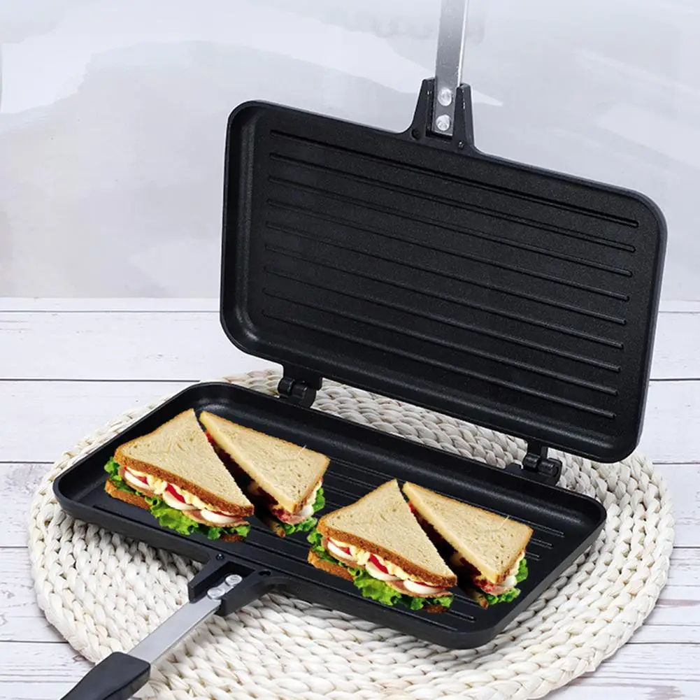 Doppelseitige Bratpfanne Antih – Sandwich Press Grill Bewertung und Preis