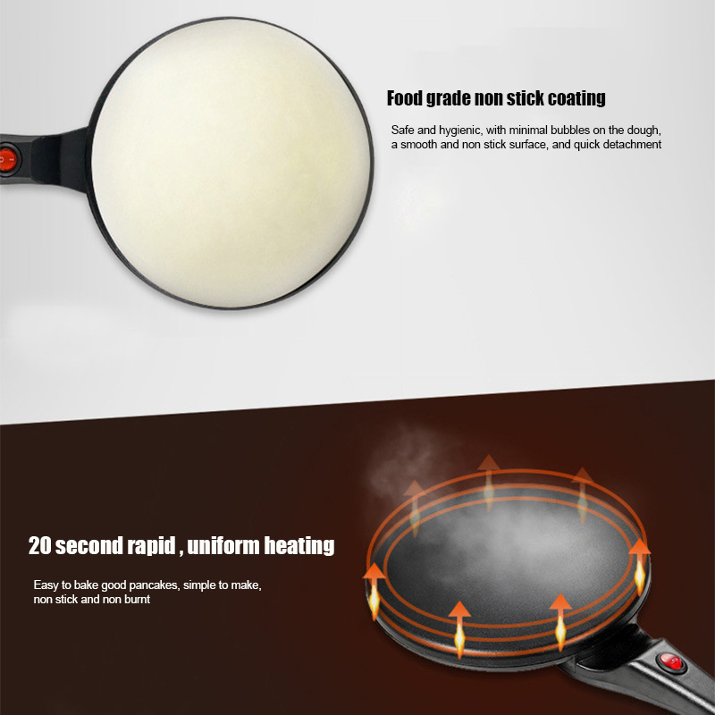 Einseitig beheizter elektrisch – Crepe Maker Non Stick Bewertung und Preis