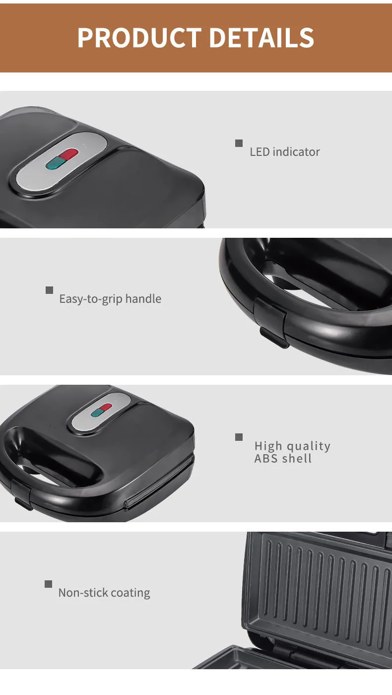220/110V Haushaltsgeräte 10-in – Sandwich Press Grill Bewertung und Preis
