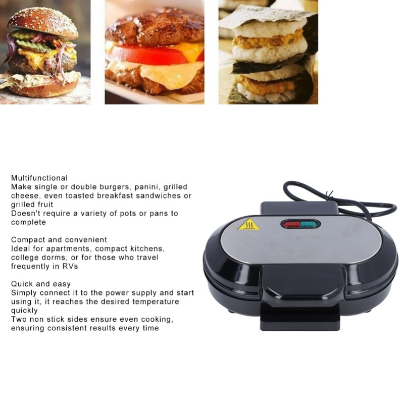 750W Elektrischer Steak-Grill, – Sandwich Press Grill Bewertung und Preis